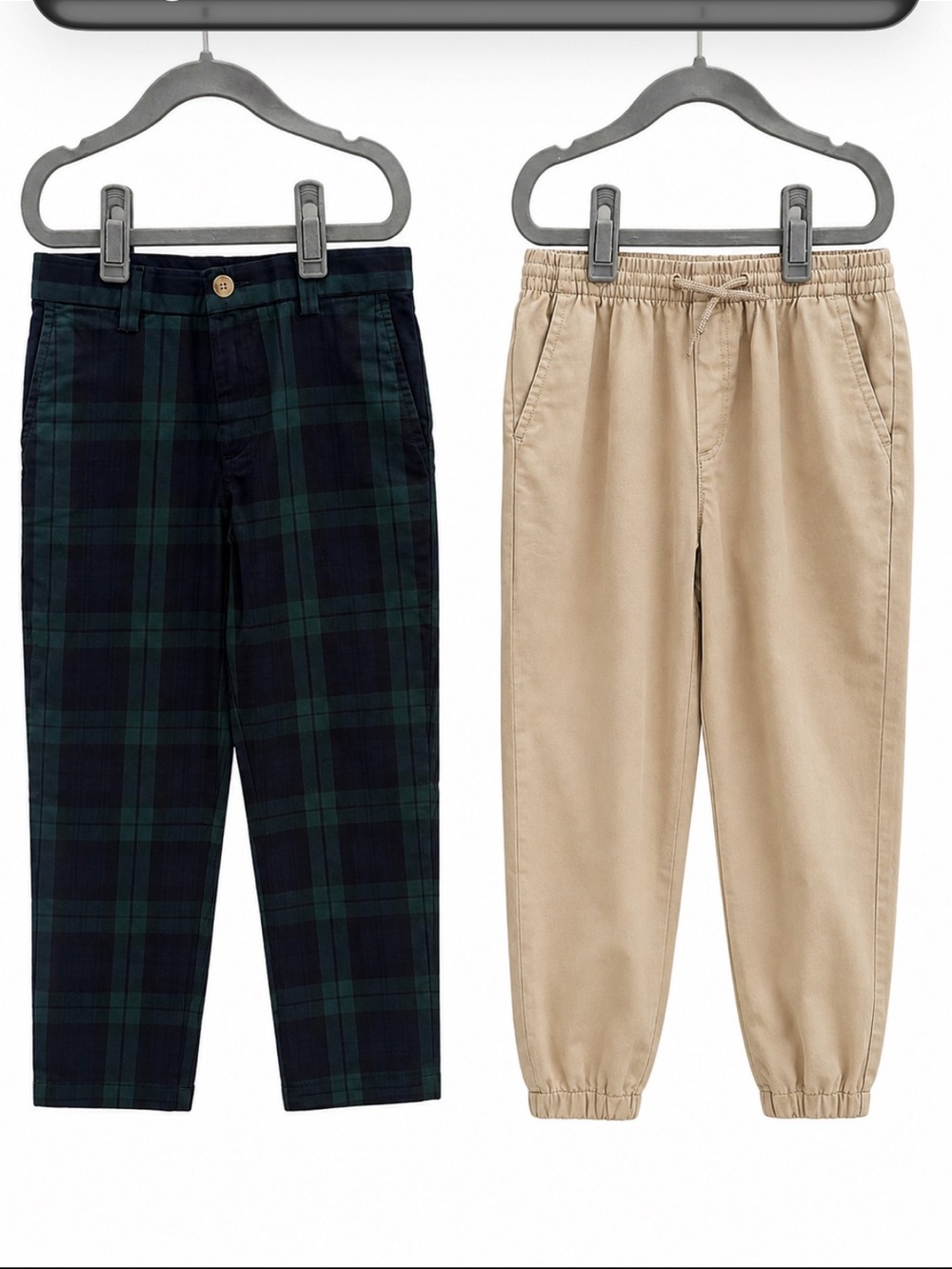 Vineyard vines Kids Plaid & Khaki Pull-On joggers